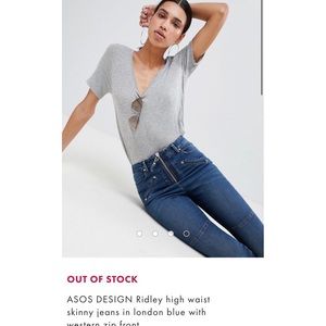 SOLD! design Ridley high waisted skinny jeans 25